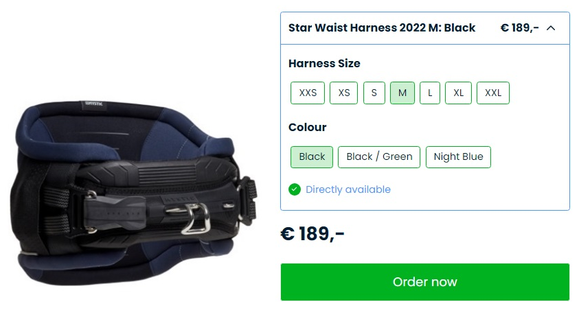 Трапеция Mystic Star Waist Harness 2022