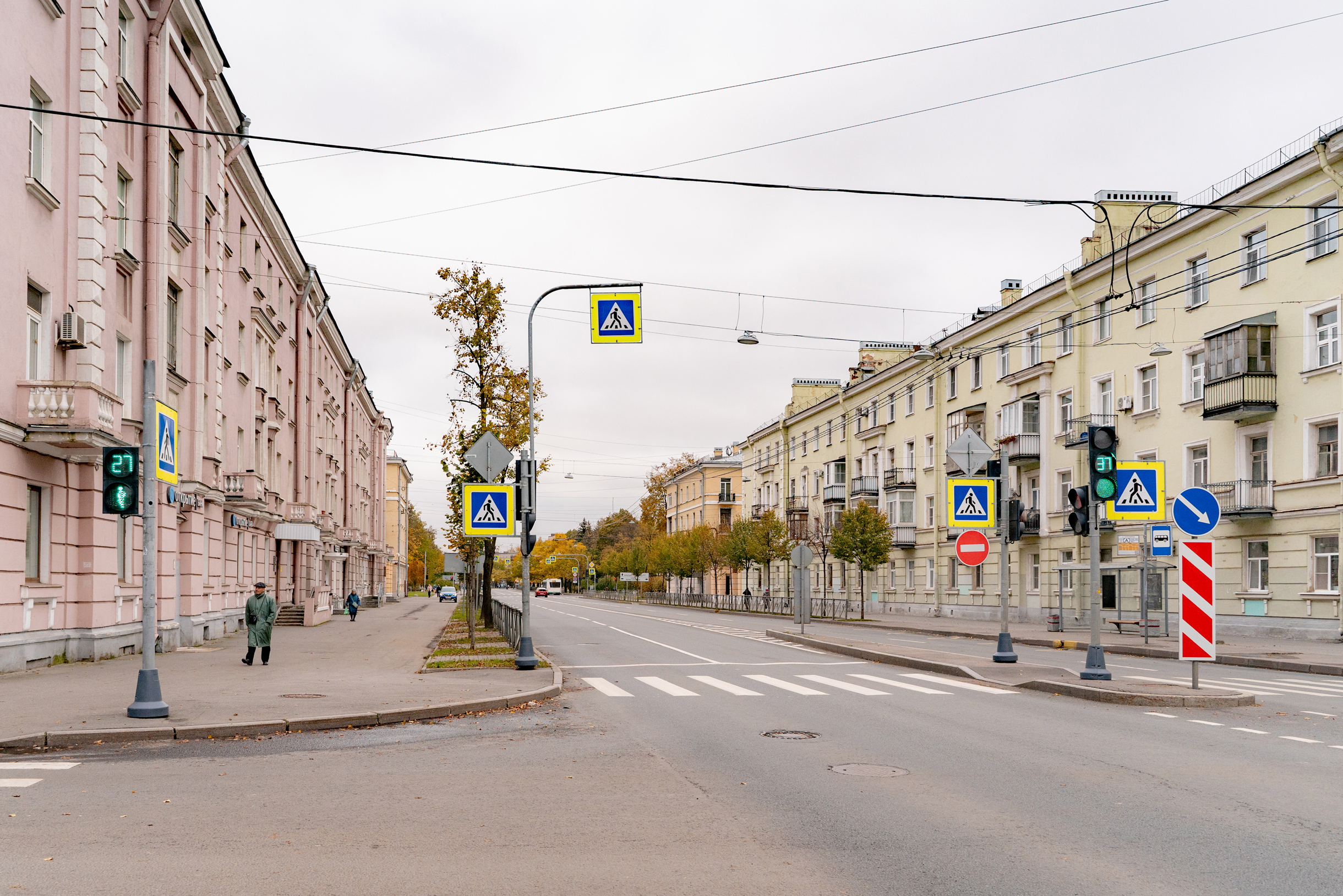 Типичная послевоенная жилая застройка проспекта Ленина