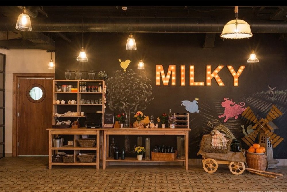 Почти деревенская идиллия семейного ресторана Milky. Источник: restoclub.ru