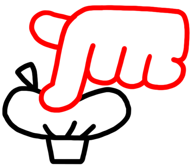 Бесит, когда крупный мусор запихивают в маленькую урну