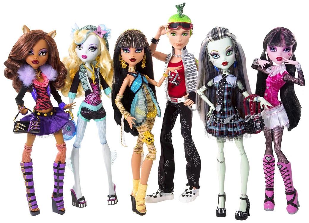 Куклы Monster High из первого поколения
