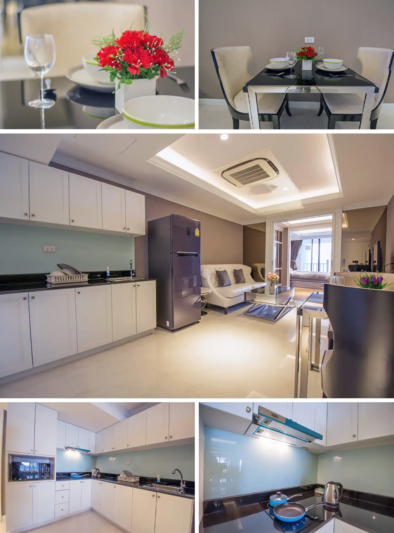 Там просторная кухня и есть вся необходимая посуда. Источник: airbnb.ru
