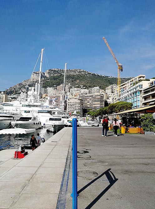 Монако в некоторых районах похож на одну большую стройку