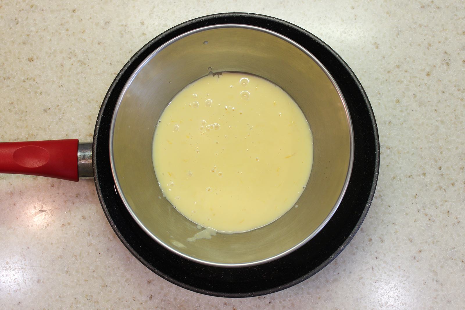 Мороженое в лимонной глазури. Крем на водяной бане рецепт