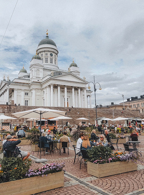 Главная достопримечательность Хельсинки — собор Святого Николая на Сенатской площади