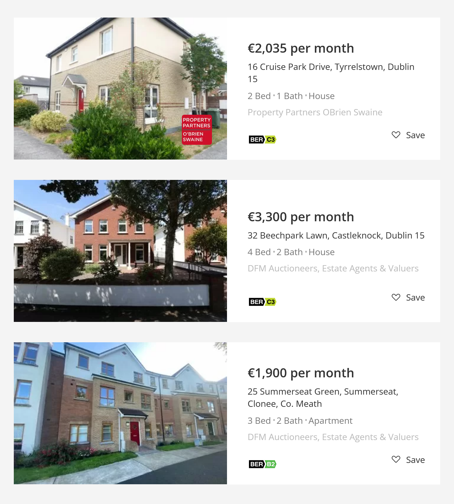 А столько стоит месячная аренда примерно таких же домов. Источник: daft.ie