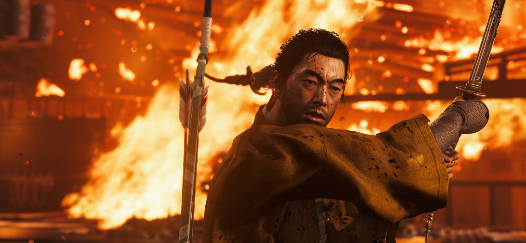Рекомендую приключенческий экшен с открытым миром Ghost of Tsushima