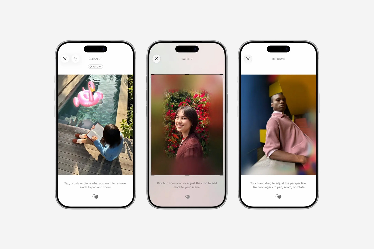 Так выглядят новые ИИ-функции в приложении «Фото». © Apple