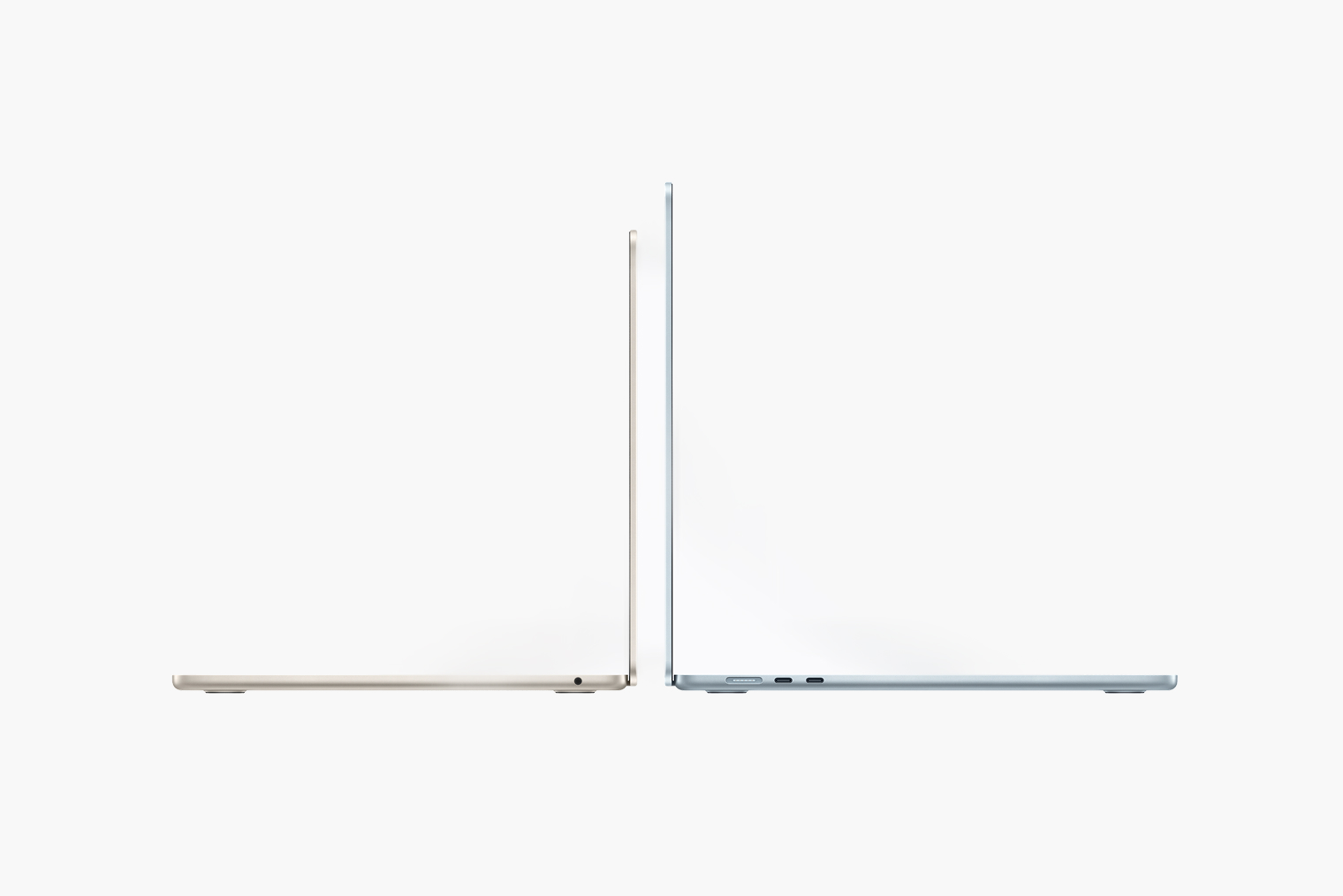 Новые MacBook Air в двух вариантах с диагоналями экрана 13″ и 15″