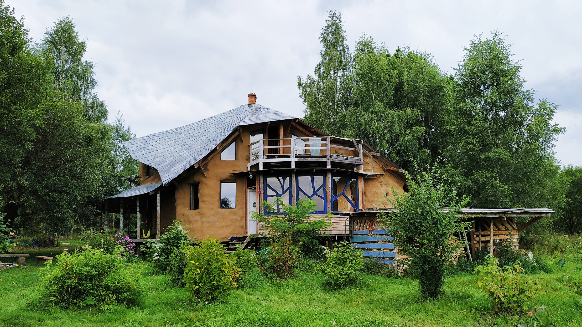 Как мы построили соломенный дом в Калужской области за 1 млн рублей