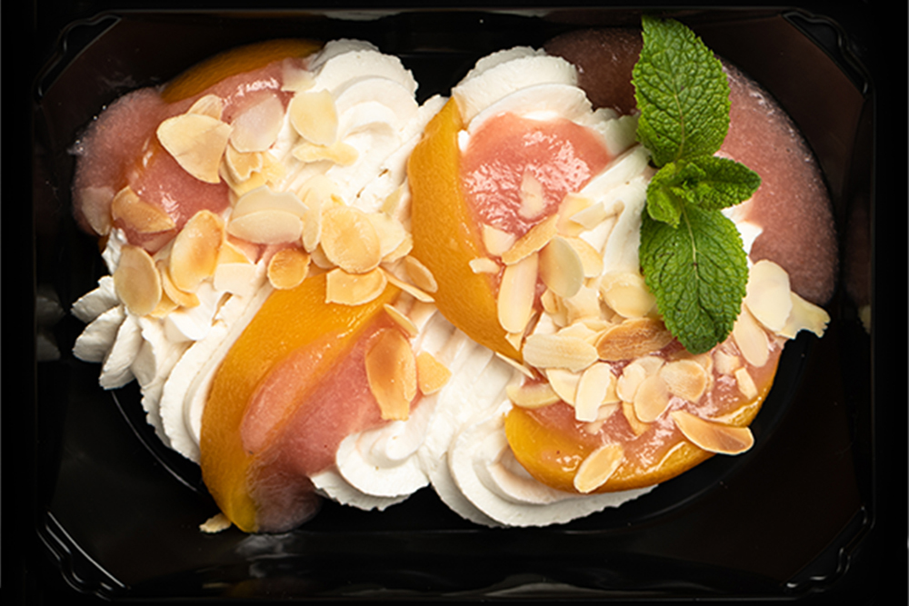 А вот и ПП-десерт — называется «Белый персик». Источник: levelkitchen.com