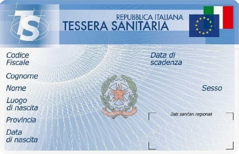 Страховой полис в Италии выглядит как обычная пластиковая карточка — его удобно носить в кошельке