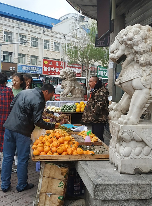 Утренний рынок в Хэйхэ