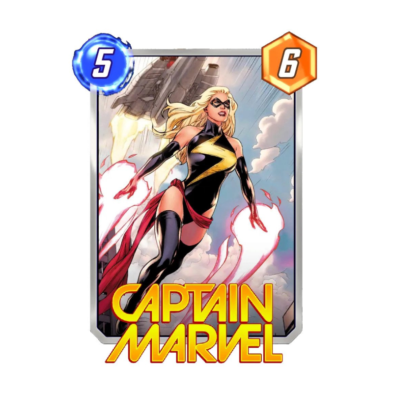 Капитан Марвел в костюме Мисс Марвел. Источник: marvelsnapzone.com
