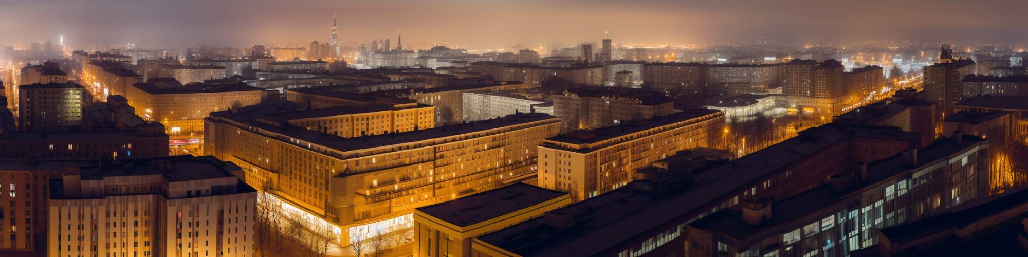 Панорама с московскими панельками