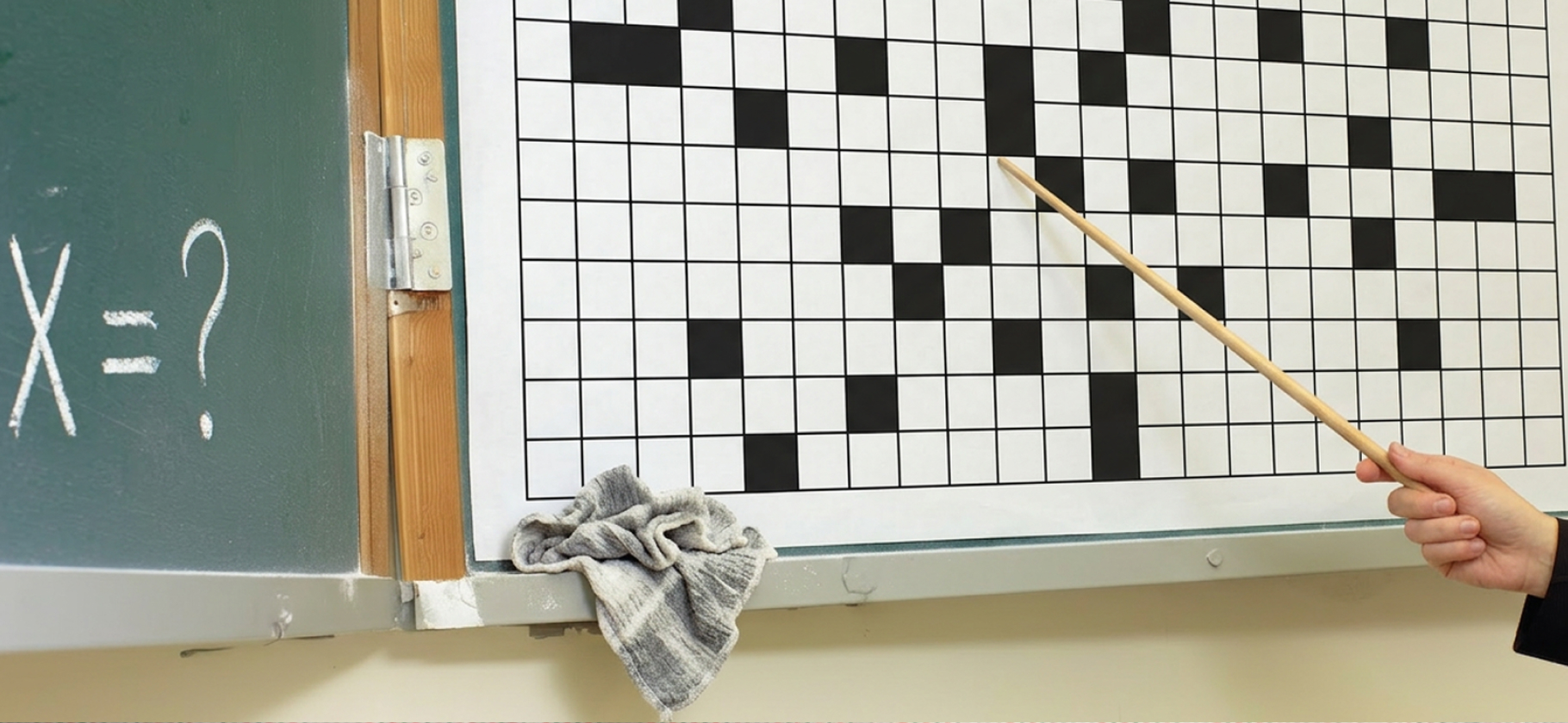 Мини-кроссворд № 81: про школьные предметы — математика