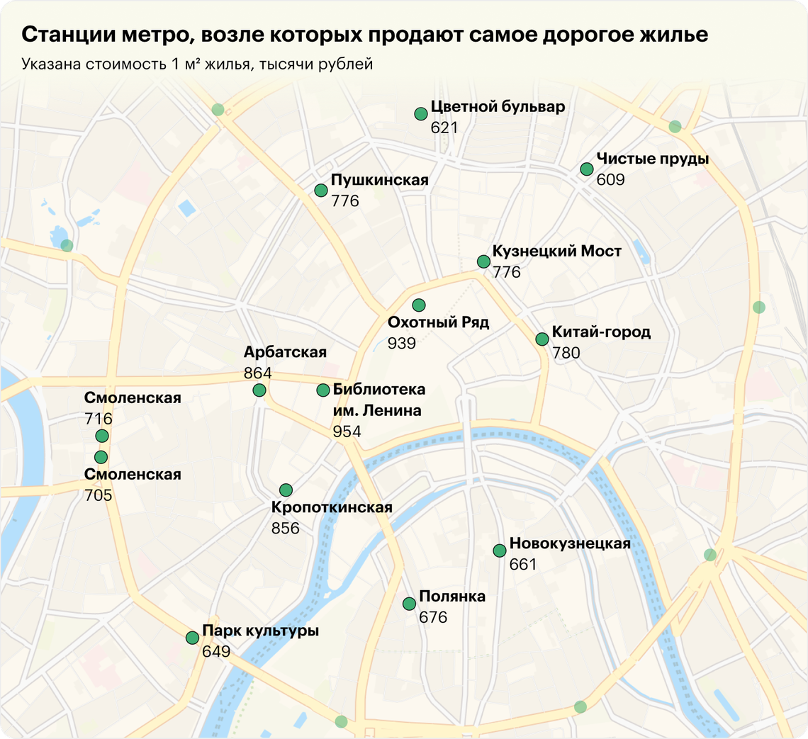 Цены на квартиры в Москве у метро в 2024: где дешевле и дороже, от чего  зависит стоимость