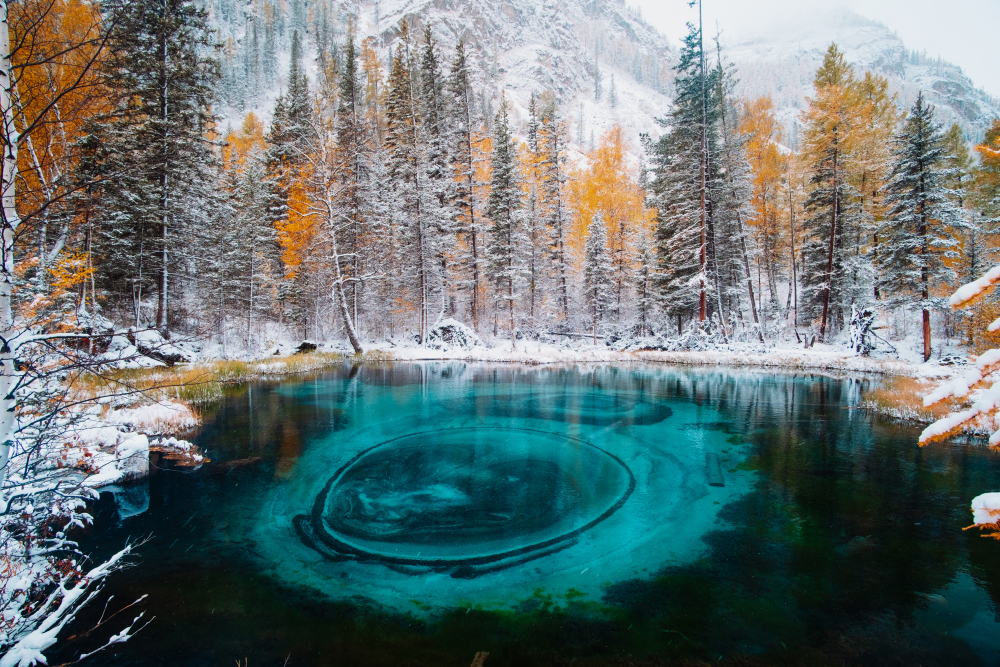 Вода в Гейзерном озере выглядит восхитительно. Фото: soul_studio / Shutterstock