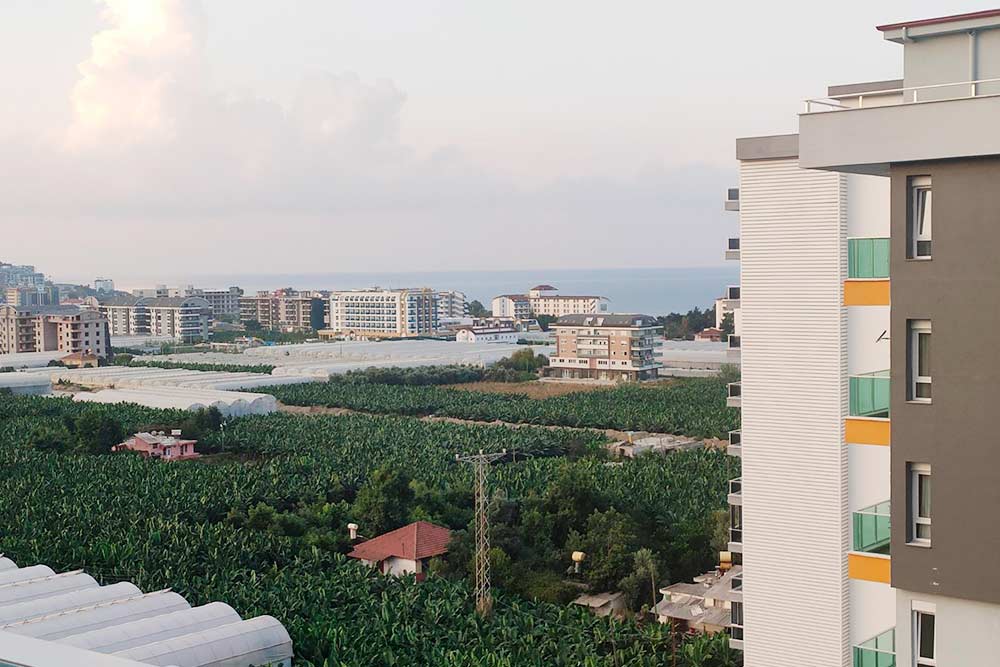С балкона открывается вид на море и банановые плантации