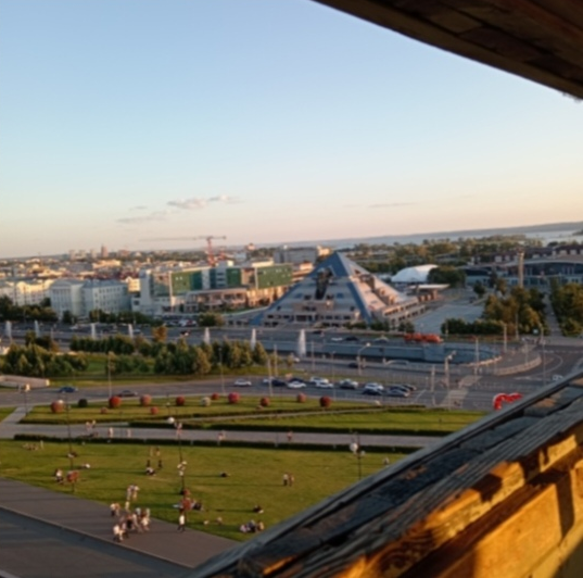 Виды со смотровой площадки Преображенской башни