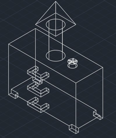Проект курсача по предмету "Компьютерная графика", в AutoCAD