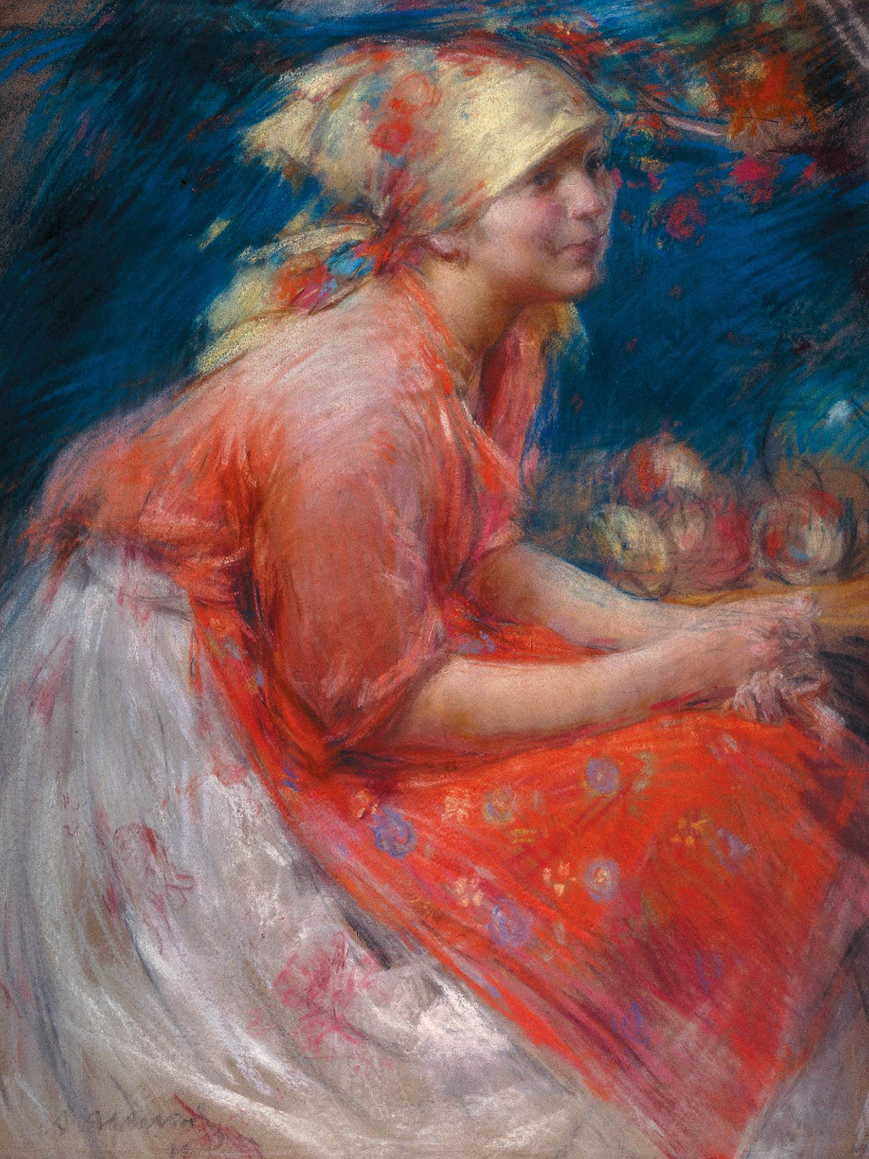 Абрам Архипов «Крестьянская девушка»