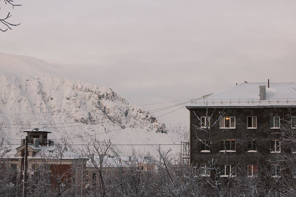 Типичный вид из окна в Кировске