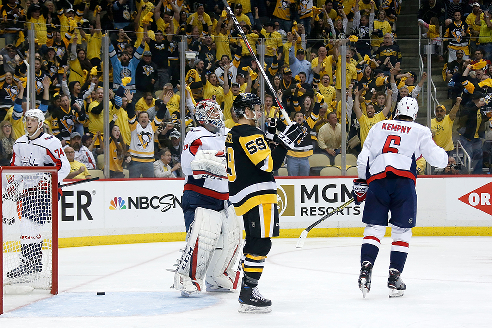 Матч «Питтсбург Пингвинз» против «Вашингтон Кэпиталз». Источник: Kirk Irwin / Getty Images