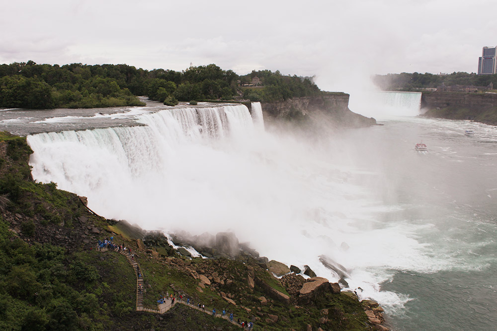 Откуда водопад. Niagara sharsharasi.
