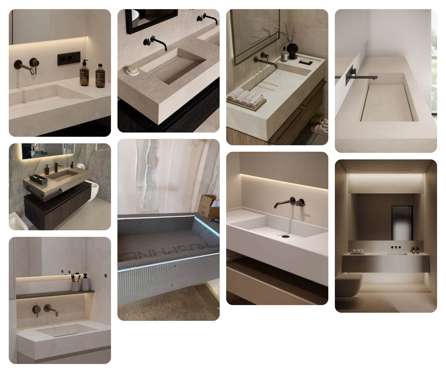 Популярное, но сомнительное решение: если что-то произойдет, придется демонтировать часть стены. © pinterest.com