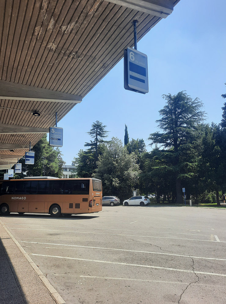 Автобусная станция в Нова-Горице, Словения