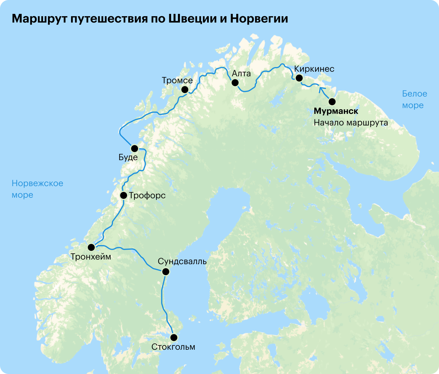 Путешествие автостопом по Норвегии: история читательницы