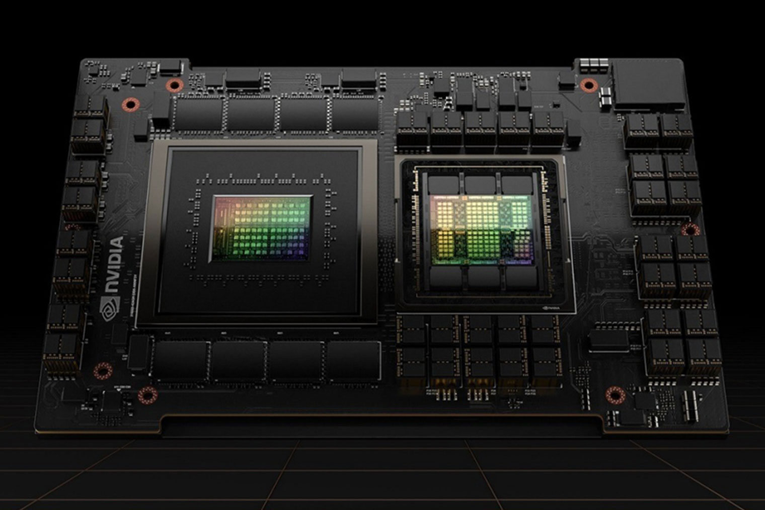 Так выглядит графический процессор Hopper, работающий на базе архитектуры Nvidia, специально разработанной для ускоренных вычислений в системах ИИ. Источник: Nvidia