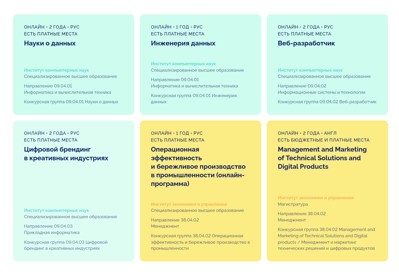 Онлайн-программы, доступные поступающим в магистратуру. © misis.ru