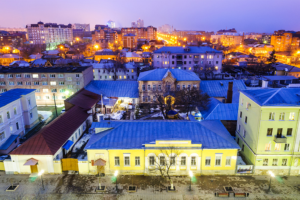Вид на центр Оренбурга. Источник: Shekhovtsov Alexey / Shutterstock