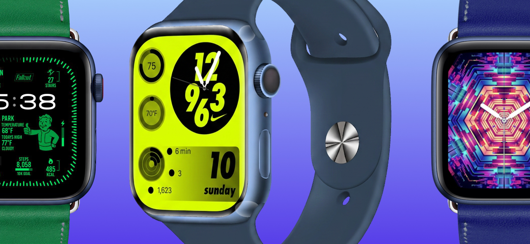 20 красивых кастомных циферблатов для Apple Watch