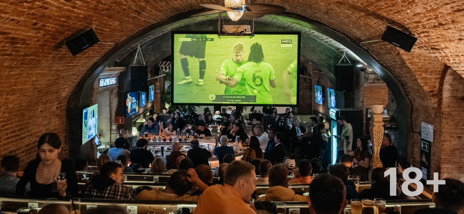 Где смотреть фут­бол: 12 спортбаров Москвы