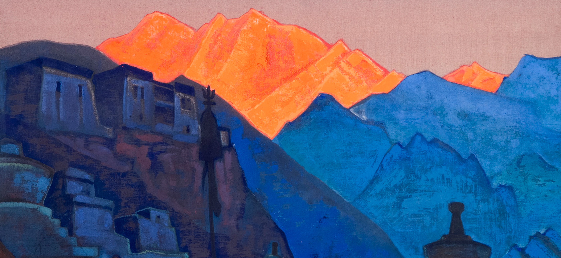 В Звенигороде открыли ретроспективу Николая Рериха — на нее привезли 40 полотен из Русского музея