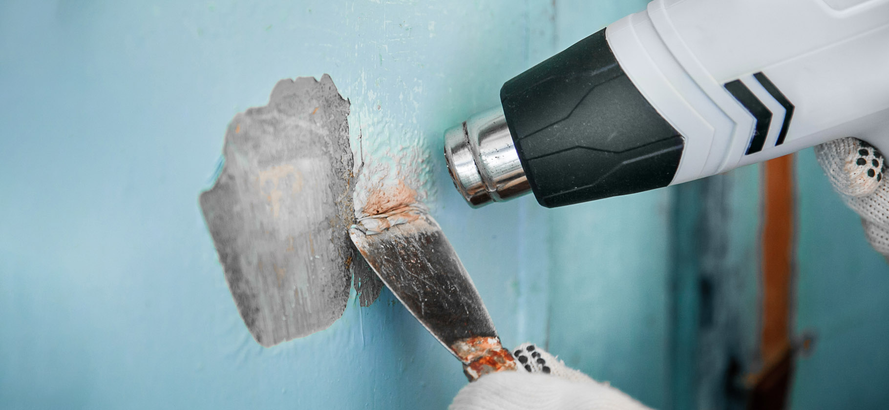 Как удалить краску со стен: 10 способов