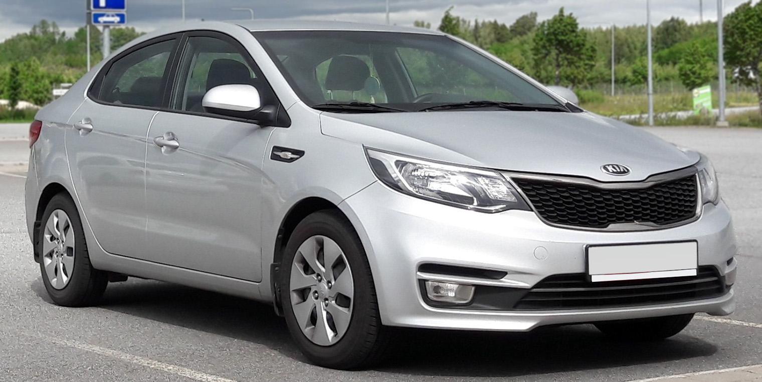 Kia Rio третьего поколения после рестайлинга. © Self-Proclaimed-Car-Enthusiast / Wikipedia