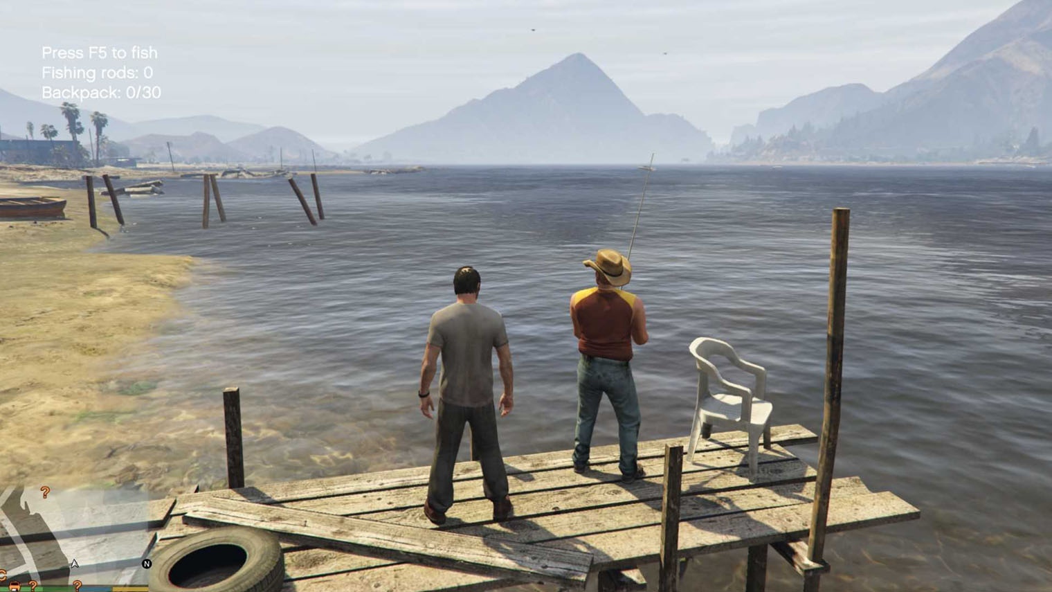 Не забудьте прикупить удочку в ближайшем мини-маркете. © GTA Mods