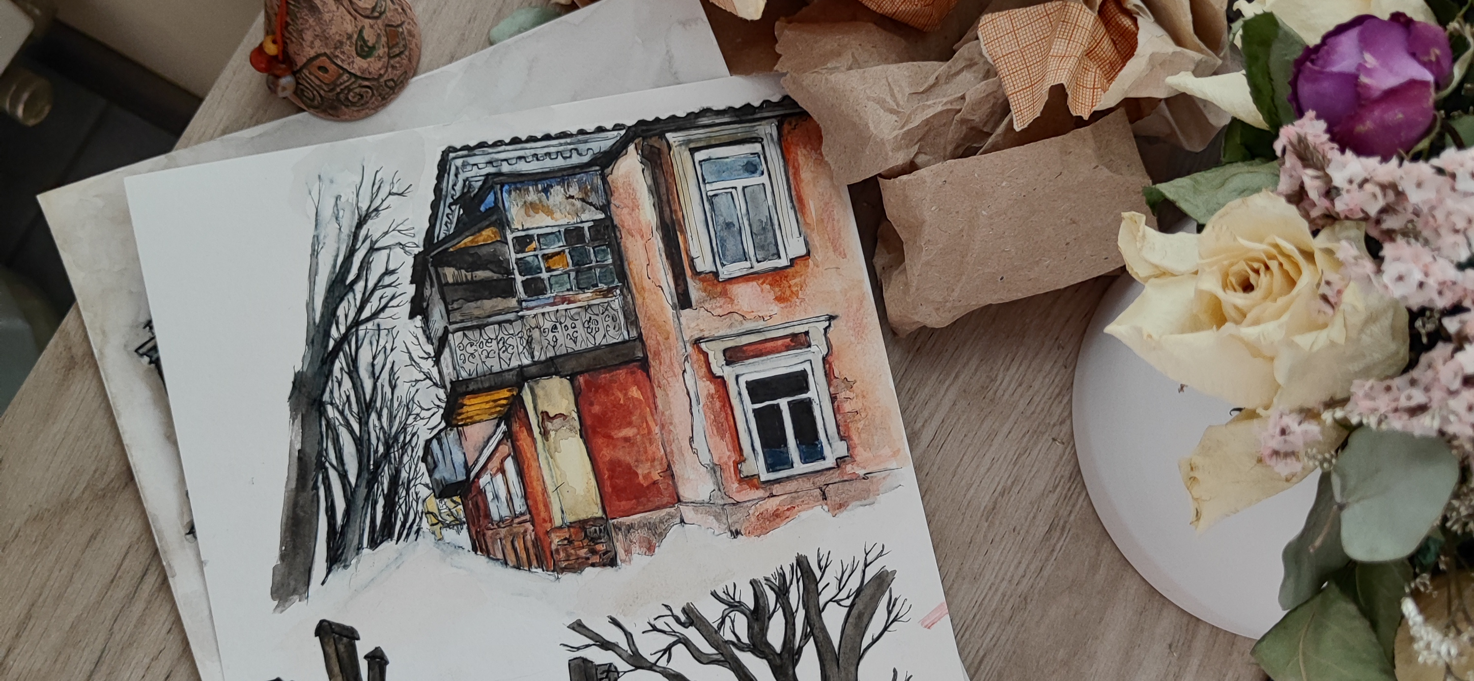 Мои рисунки: 3 акварельные работы