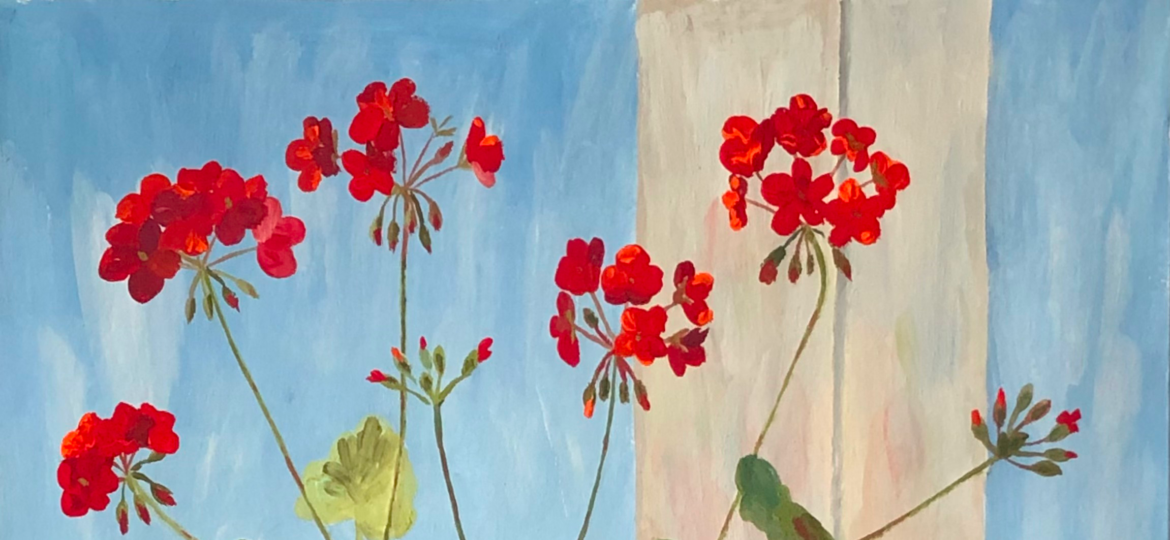 Мой рисунок: герань