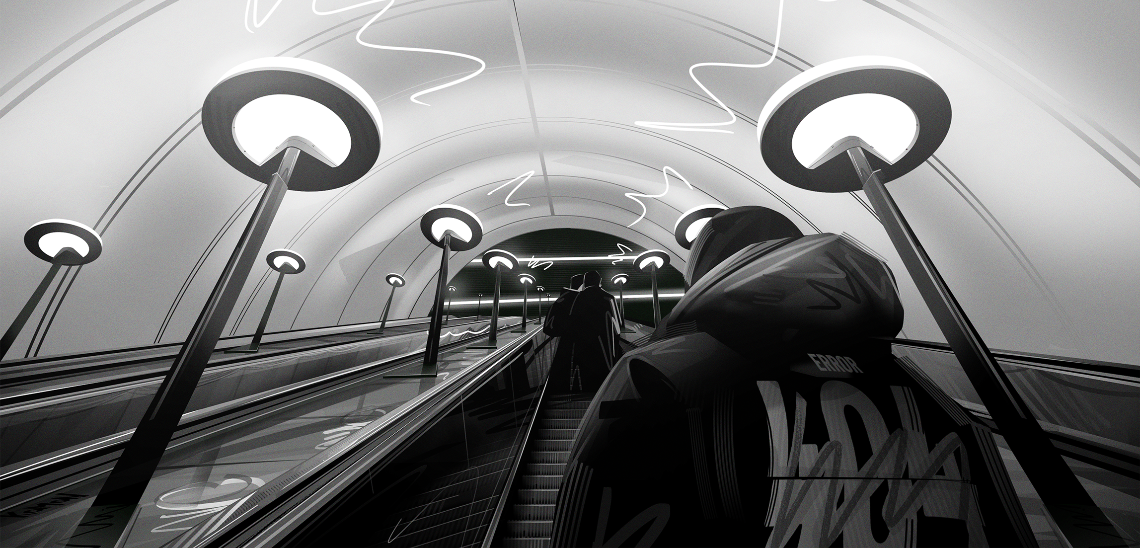 Мой рисунок: метро