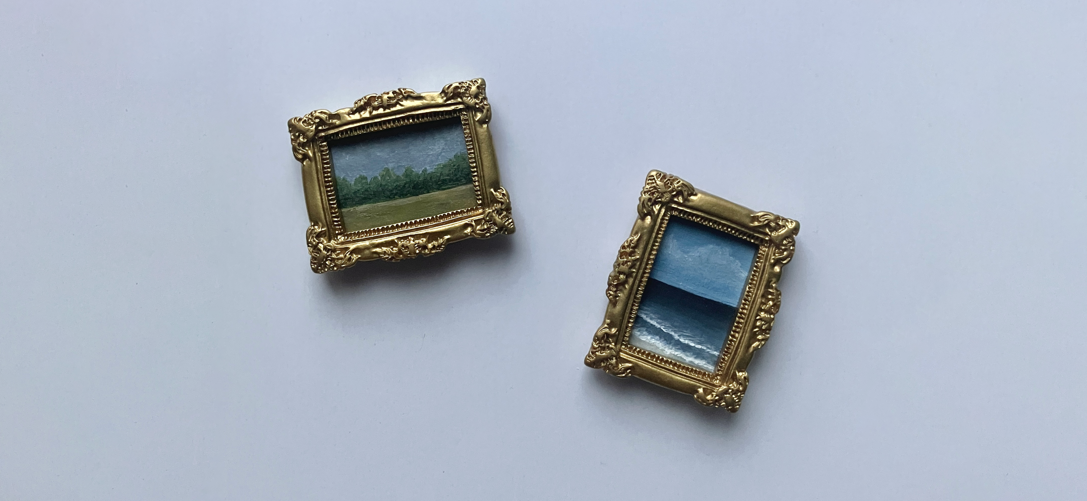 Мои рисунки: миниатюры в рамках