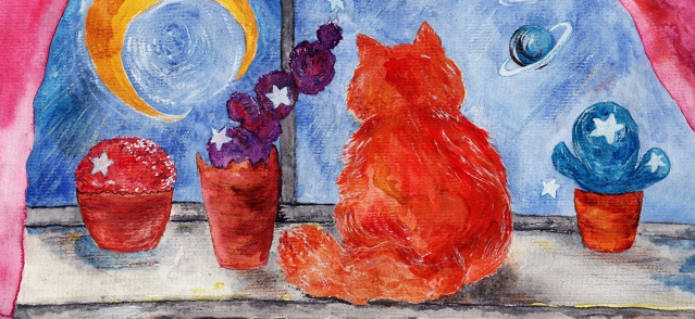 Мой рисунок: «Мир вокруг нас» акварелью