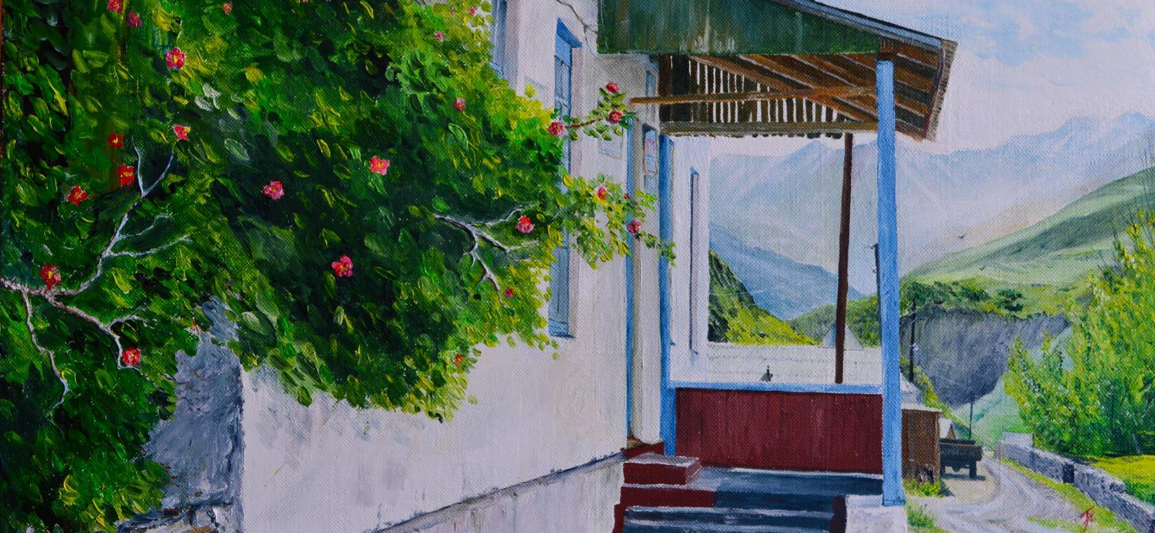 Мой рисунок: картина маслом «Ступеньки открытий»