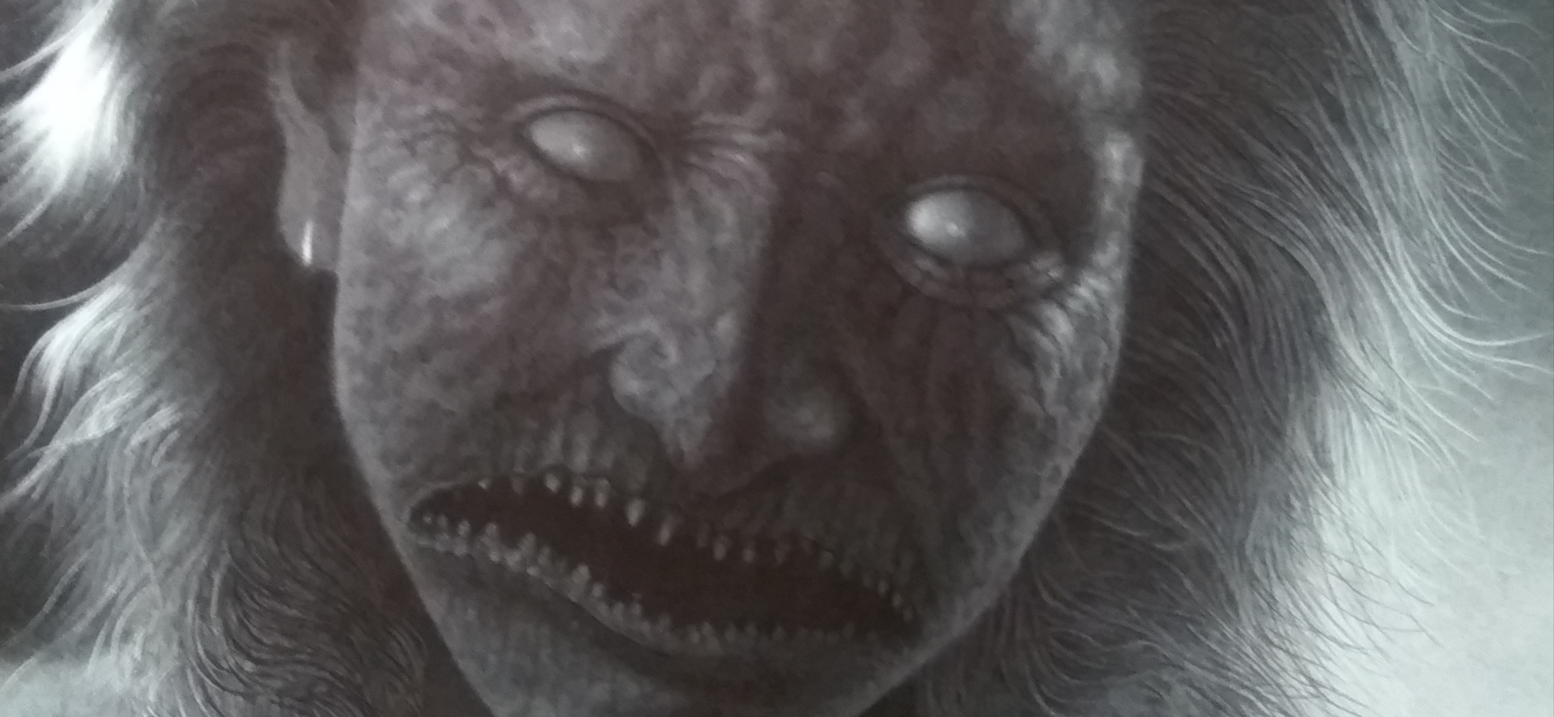 Мой рисунок: «Ведьма» черной шариковой ручкой