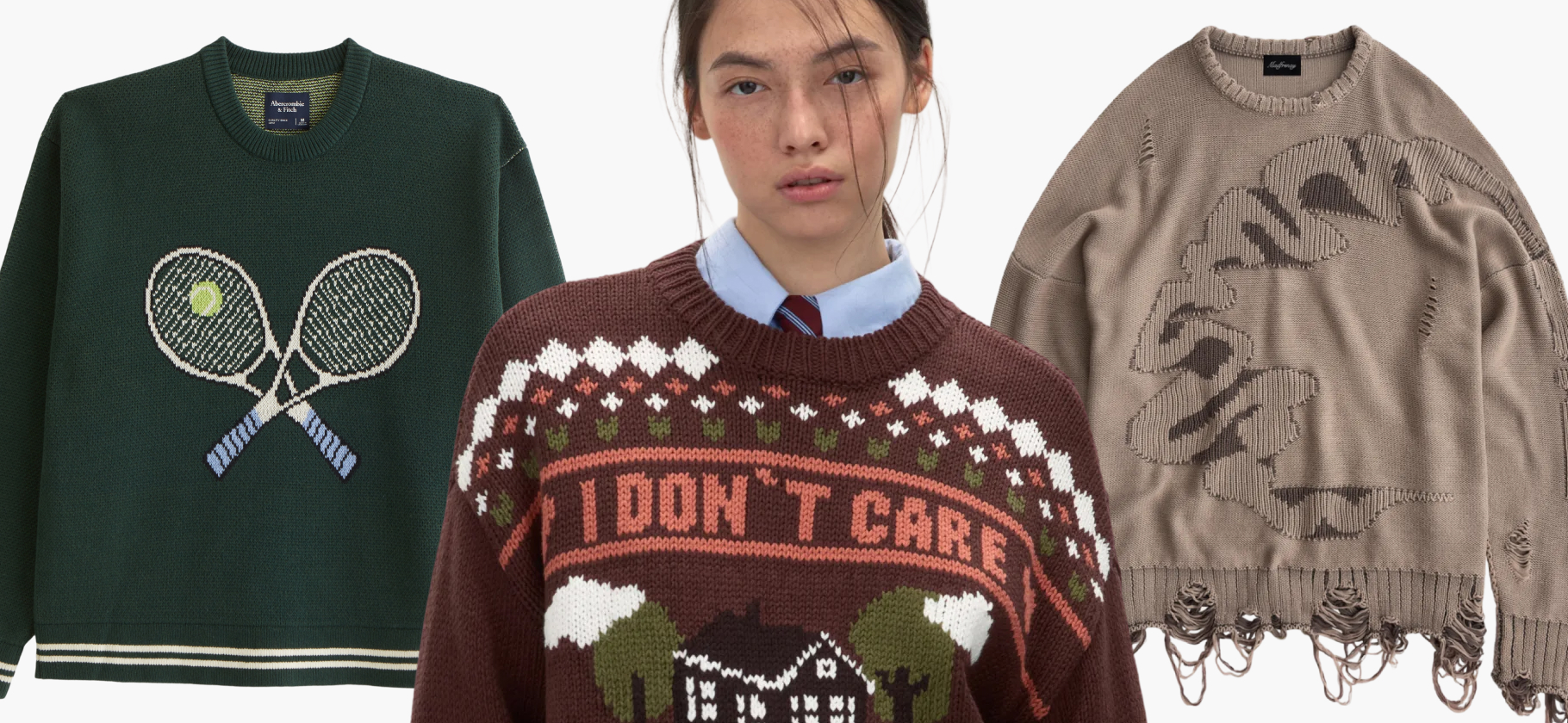 18 свитеров с посла­нием миру