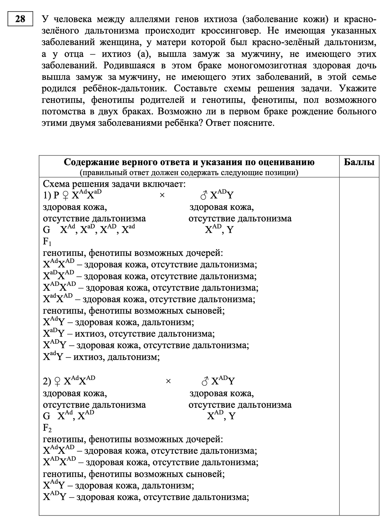Последнее задание в экзамене с критериями оценивания. Источник: fipi.ru